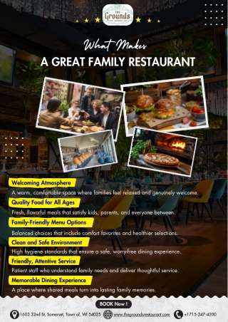 What Makes a Great Family Restaurant?