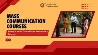 Media and Communication Courses at Delhi School of Communication (DSC)