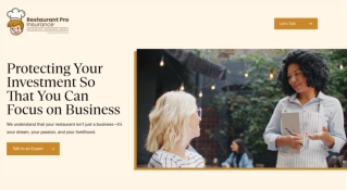 Top-Notch General Liability Insurance for Restaurant