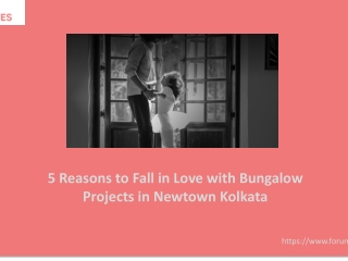 5 Reasons to Fall in Love with Bungalow Projects in Newtown Kolkata