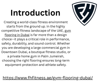 Commercial & Home Gym Flooring Dubai | FH Fitness UAE