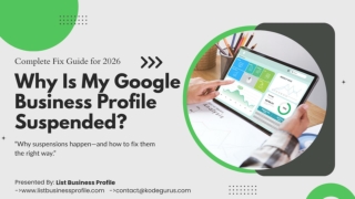Is Your Google Business Profile Suspended in 2026? Here’s How to Fix It!