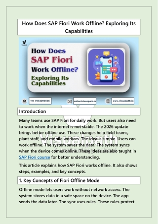 Top Sap fiori course for Building Modern SAP Interfaces