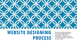 website designing process