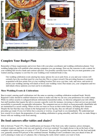 Exactly How To Choose And What Inquiries To Ask A Wedding Food Caterer Los Angel