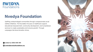 Nveydafoundation – A Non-Profit Organization for Education, Health & Social Welf