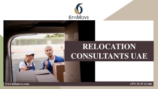Relocation & Moving Service Dubai | International Moving