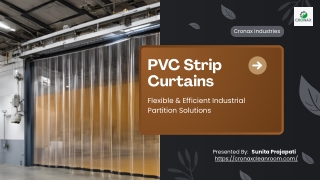 PVC Strip Curtains for Industrial Use in India