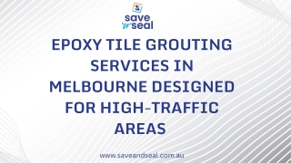 Epoxy Tile Grouting Services in Melbourne Designed for High-Traffic Areas   Save and Seal
