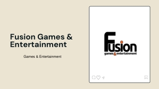 Entertainment for Virtual Meetings