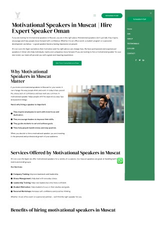 Hire a Motivational Speaker for Events & Corporate Programs