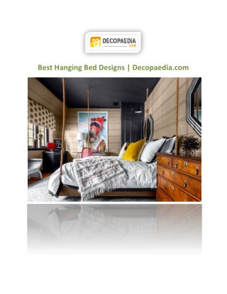 Best Hanging Bed Designs | Decopaedia.com
