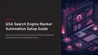 How GSA Search Engine Ranker Works in Modern SEO