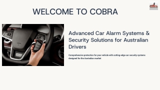 Advanced Car Alarm Systems & Security Solutions for Australian Drivers