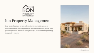 Ion Property Management – Short-Term Rental Management in Scottsdale