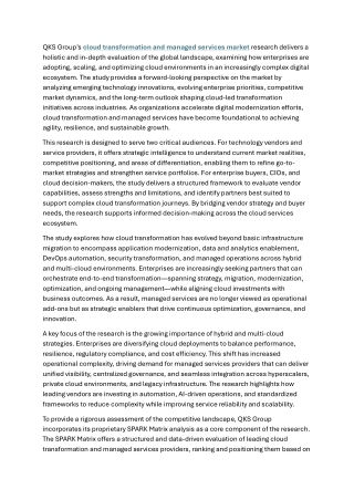 cloud transformation and managed services market
