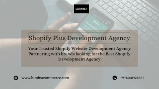 Lumina – Trusted Shopify Plus Agency for Scalable Growth