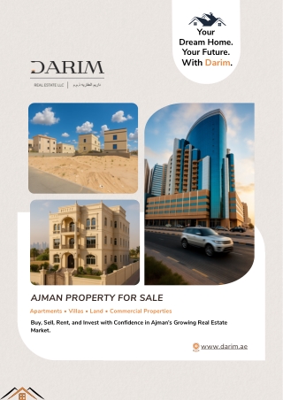 Real Estate Ajman: A Practical Market for Buyers and Investors