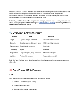 Is SAP Better or Workday_ A Clear Comparison for Career & Business Decisions