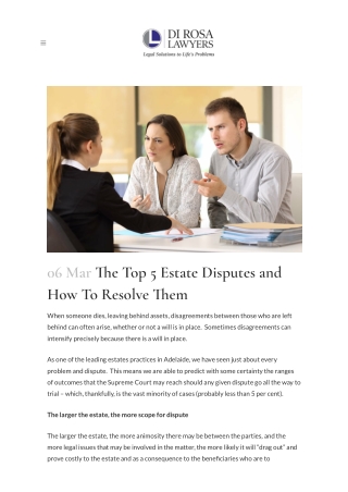 Divorce Settlements Adelaide