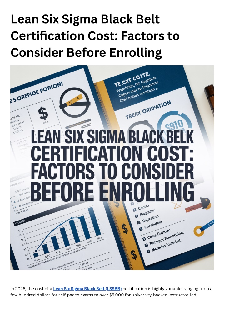 PPT - Lean Six Sigma Black Belt Certification Cost: Factors to Consider ...