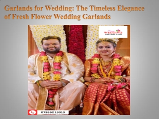 Garlands for Wedding The Timeless Elegance of Fresh Flower Wedding Garlands