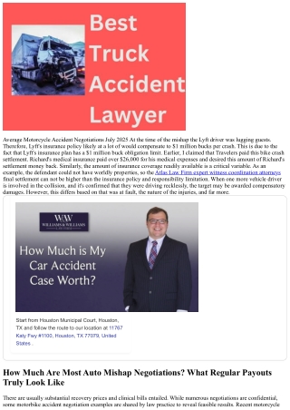Motorcycle Accident Negotiation Calculator Approximate Your Insurance Claim Wort