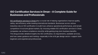 Best ISO Certification Services in Oman | NQC Oman – ISO Experts