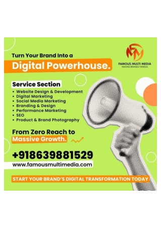 Famous Multi Media – Making Brands Famous Through Digital Power