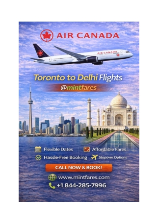 YYZ to DEL Air Canada Flights | Best Prices Online