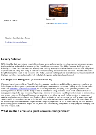 Wedding & Occasion Staffing Solutions