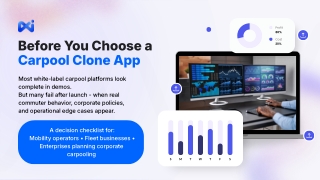 Before You Choose a Carpool Clone App: A Market-Readiness Feature Checklist