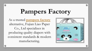 Pampers Factory