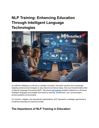 NLP Training blog