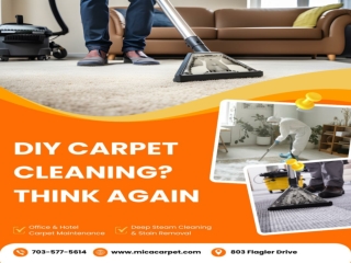 DIY Carpet Cleaning Think Again