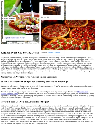 Ordinary Cost Of Providing For 100 Guests: What To Anticipate And Budget For Cur