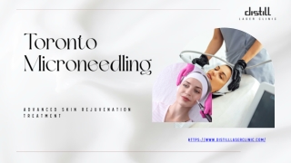 Experience Professional Microneedling in Toronto