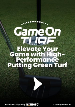 GameOn Turf - Elevate Your Game with High-Performance Putting Green Turf