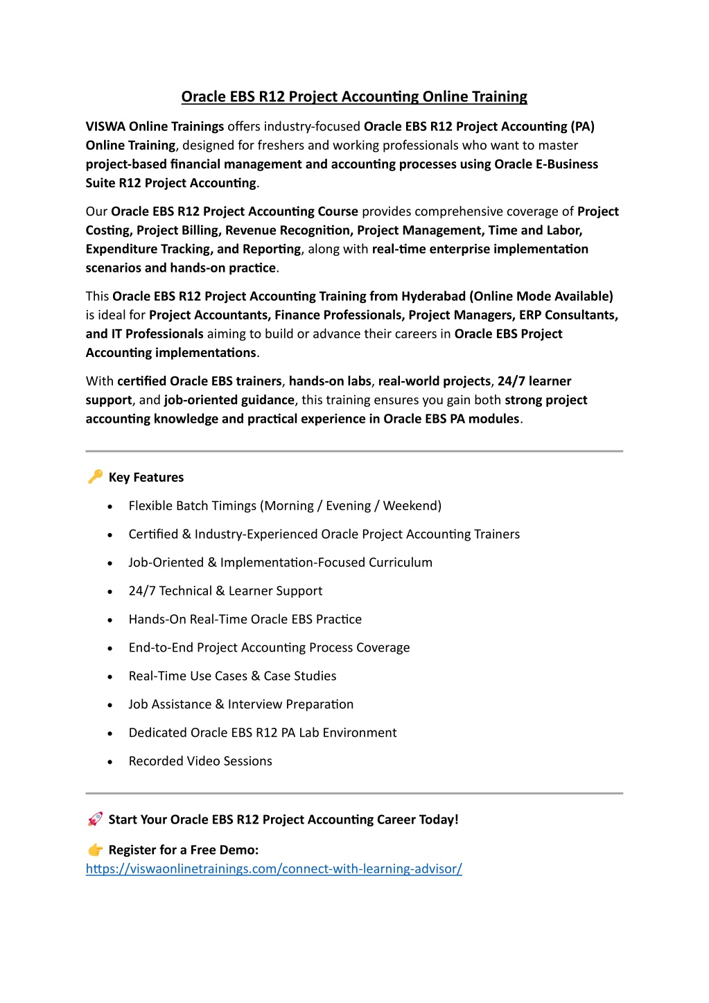 PPT - Oracle EBS R12 Project Accounting Online Training & Certification ...
