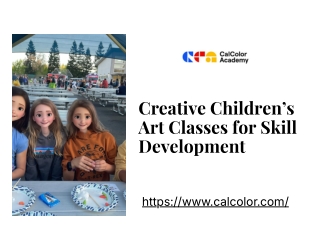 Creative Children’s Art Classes for Skill Development