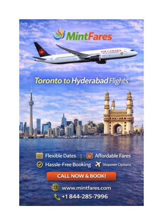 YYZ to HYD Air Canada Flights | Best Prices Online
