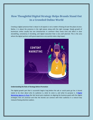 How Thoughtful Digital Strategy Helps Brands Stand Out in a Crowded Online World