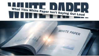 What This White Paper Isn’t Saying Out Loud?