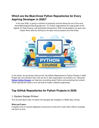 Which are the Must-Know Python Repositories for Every Aspiring Developer in 2026 (1)