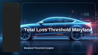Total Loss Threshold Maryland: A Comprehensive Guide for Vehicle Owners