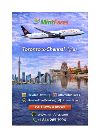 YYZ to MAA Air Canada Flights | Best Prices at MintFares