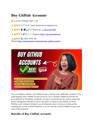 9 Key Considerations Before You Buy Old GitHub Accounts