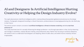 AI and Designers: Is Artificial Intelligence Hurting Creativity