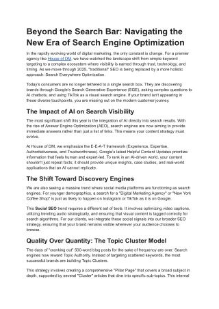 Beyond the Search Bar_ Navigating the New Era of Search Everywhere Optimization (SEO)