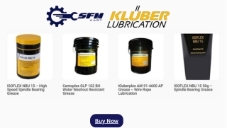 SFMkart kluber lubrication